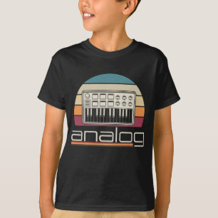 T-shirt Synthétiseur modulaire Musicien de synthèse anal