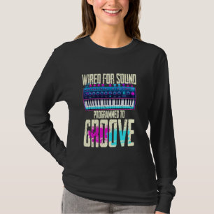 T-shirt Synthétiseur Musicien Synthétiseur DM câblé pour s