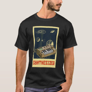 T-shirt Synthétiseur Synthétiseur Clavier Musiciens électr