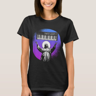 T-shirt Synthétiseur Vintage chrétien Synthétiseur Nerd Je