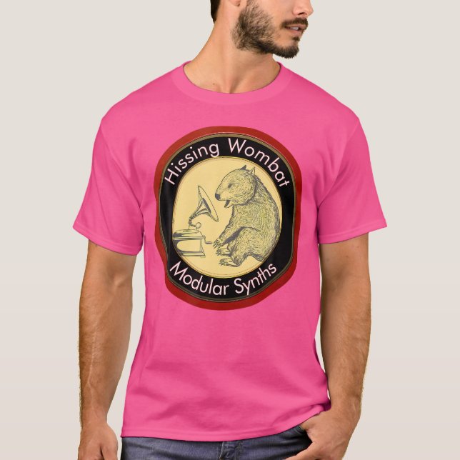 T-shirt Synthétiseur Wombat Hissing (Devant)