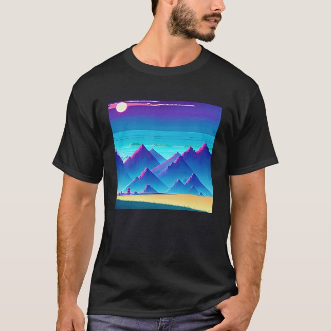 T-shirt Synthwave oups rétrowave futuresynth sci fi 36 (Devant)