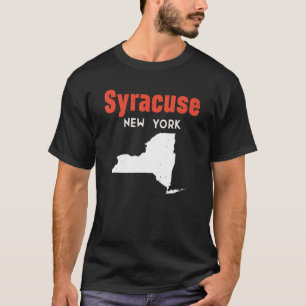 T-shirt Syracuse New York États-Unis Amérique Voyage New Y