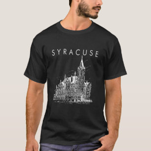 T-shirt Syracuse Voyager New York Voyage de filles Voyage