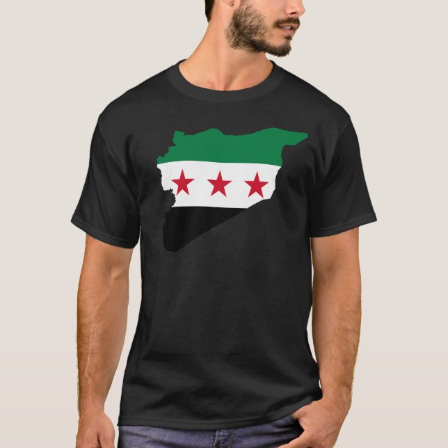 T-shirt SYRIA (DRAPEAU) (Devant)