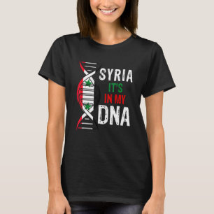 T-shirt Syrie dans mon ADN Fière drapeau syrien Syrie