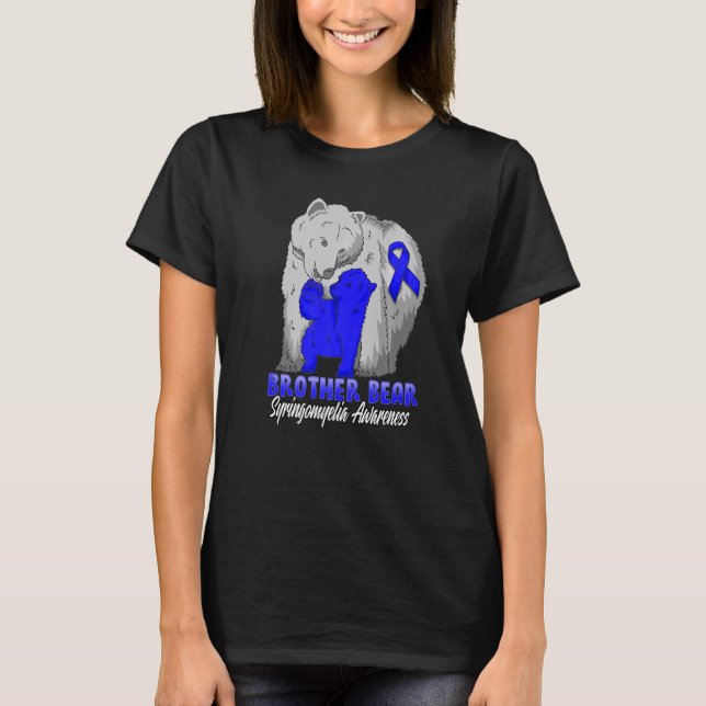 T-shirt Syringomyélie Sensibilisation de l'enfant Frère So (Devant)