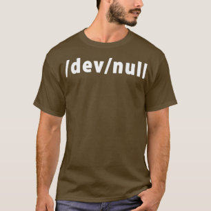 T-shirt Sysadmin Linu devnull DevOps Programmer