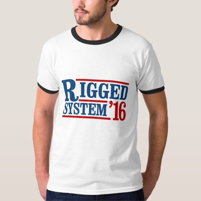 T-shirt Système calé 2016 - élection présidentielle -- (Devant)