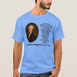 T-shirt Système de Hamilton ne pas être parfait une bonne