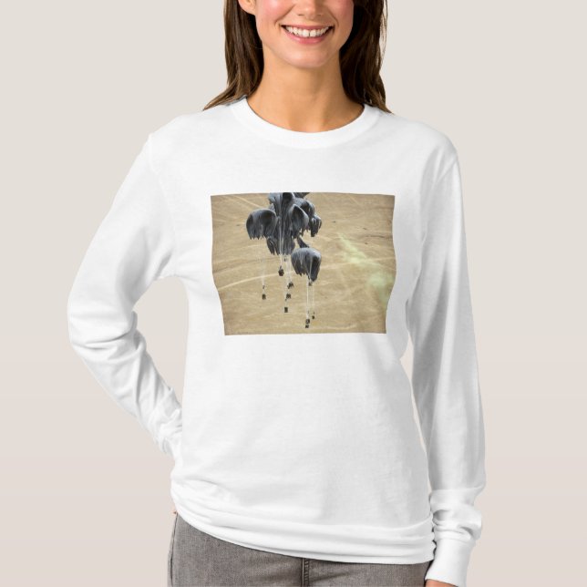 T-shirt Système de livraison de conteneurs paquets parachu (Devant)