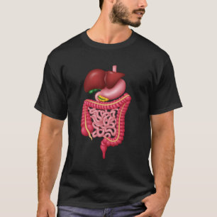 T-shirt Système digestif Endoscopie Tech Infirmière Gastro