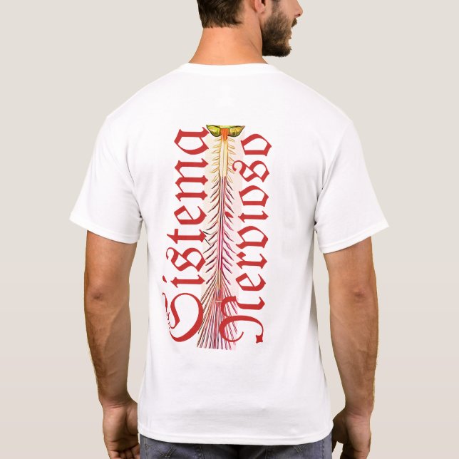 T-shirt système nerveux (Dos)