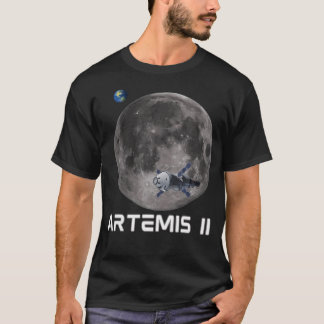 T-shirt Système Solaire Artemis Ii Terre Lune Extérieur