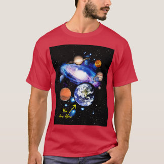 T-shirt Système solaire Funny Planet Geek spatial