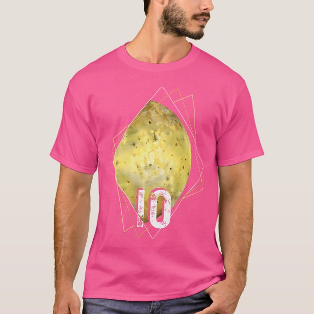 T-shirt Système Solaire Io Jupiter Lune pour femmes Astron (Devant)
