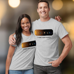T-shirt Système solaire J'ai besoin de plus d'espace