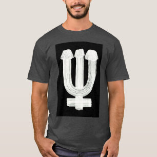 T-shirt Système solaire Runes Symboles 0010 Neptune Invert
