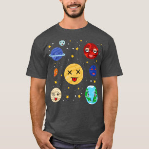 T-shirt Système solaire Science spatiale Astronomie Planèt