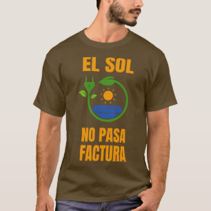 T-shirt Système solaire Sun No Bill
