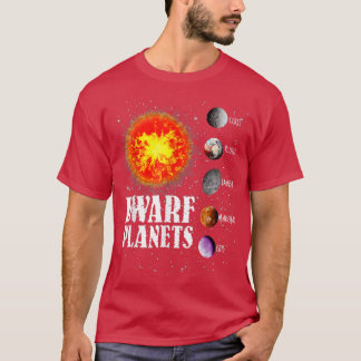 T-shirt Système solaire T Planètes naines Cadeaux