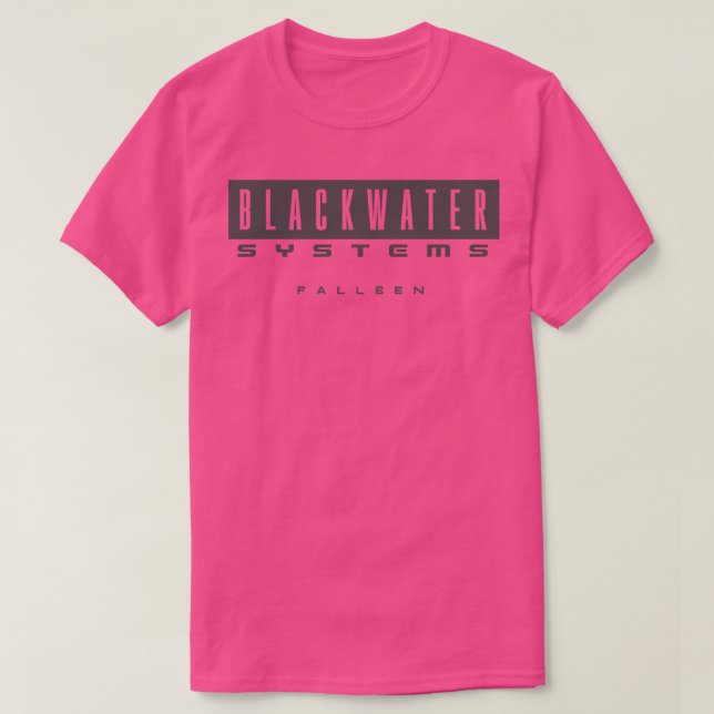 T-shirt Systèmes Blackwater (Design devant)