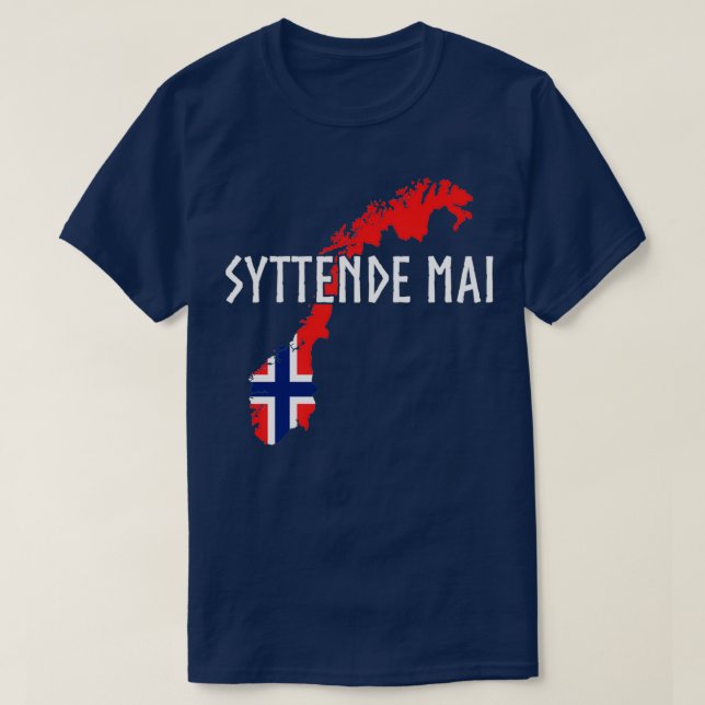 T-shirt Syttende Mai Norvège norvégienne (Design devant)