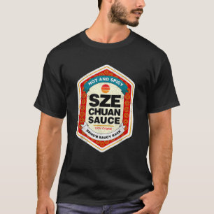 T-shirt Szechuan Sauce Drôle Conditionnement Halloween Cos