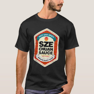 T-shirt Szechuan Sauce Drôle Conditionnement Halloween Cos