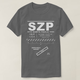 T-shirt SZP de l'aéroport de père Noël Paula