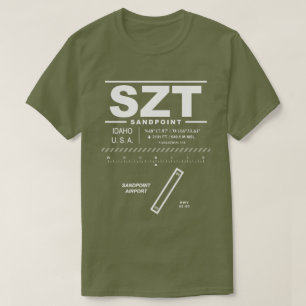 T-shirt SZT de l'aéroport de Sandpoint