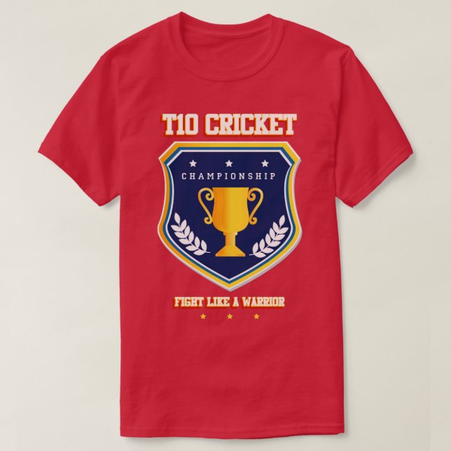 T-shirt T10 cricket3 (Design devant)