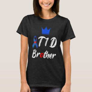 T-shirt T1d Brother, Type 1 Sensibilisation au diabète En
