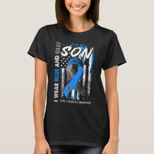 T-shirt T1D Fils Type 1 Une sensibilisation au diabète Fla