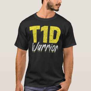 T-shirt T1D Guerrier Mois de sensibilisation au diabète Ty