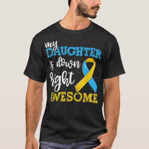 T-shirt T21 Conscience de la trrisomie du syndrome de Down