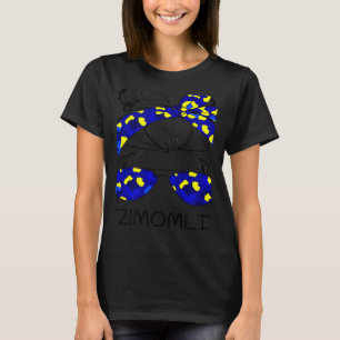 T-shirt T21 MOM LIFE Down Syndrome Sensibilisation Messy B