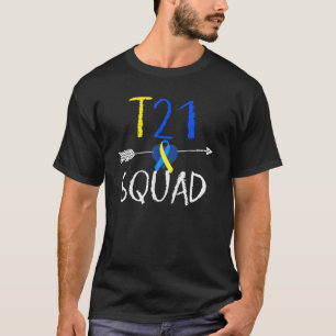 T-shirt T21 Squad World Down Syndrome Day Femmes Enfants