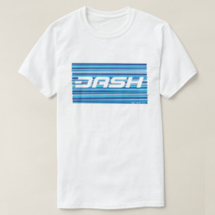 T-shirt T2 barré par pièce en t de tiret