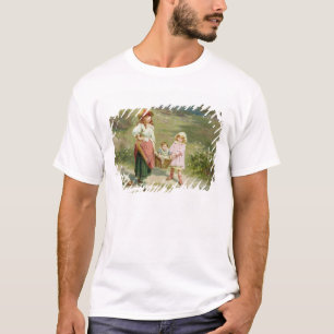 T-shirt T33572 au marché, pour acheter un gros porc