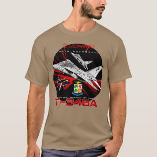 T-shirt T346A Italian Jet Trainer – Military Aircraft Desi