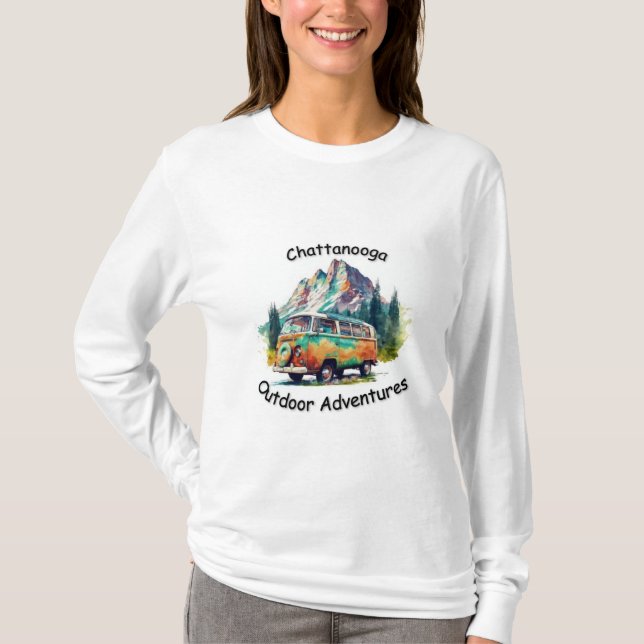 T-shirt T à manches longues pour Chattanooga Outdoor (Devant)