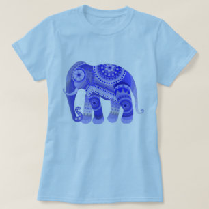 T-SHIRT T CHEMISE AVEC COOL BLUE ELEPHANT