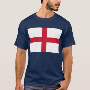 T-shirt T Chemise avec drapeau d'Angleterre.