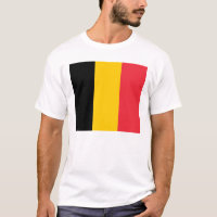 T Chemise avec Drapeau de Belgique