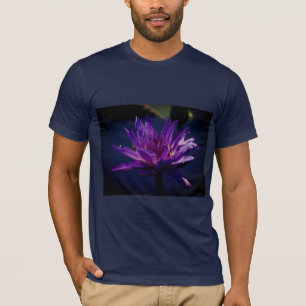 T-shirt T Chemise Nénuphar Lotus pourpre