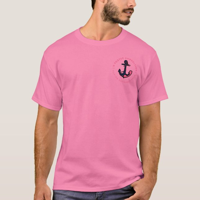 T-shirt T Chemise rose (Devant)