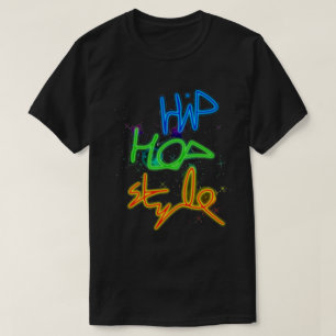 T-shirt T chemise style Hip hop