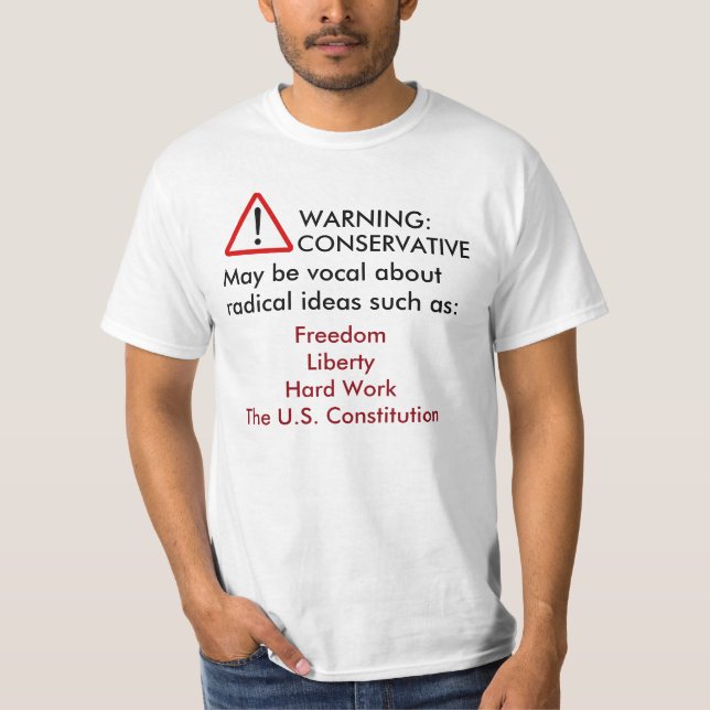 T-shirt T conservateur (Devant)