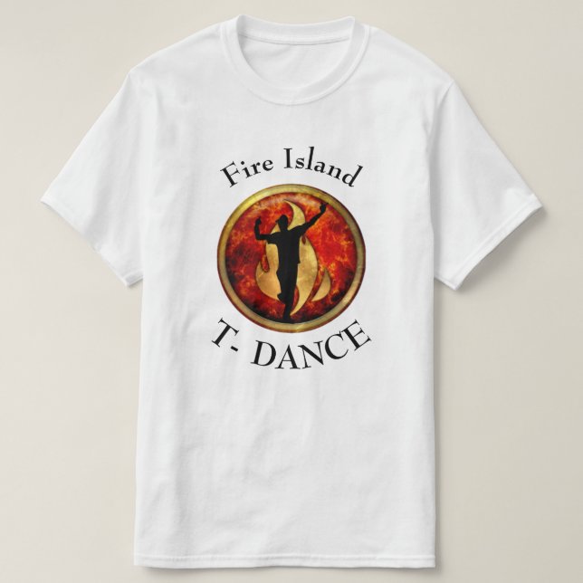T-shirt T-Dance de l'île Fire (Design devant)